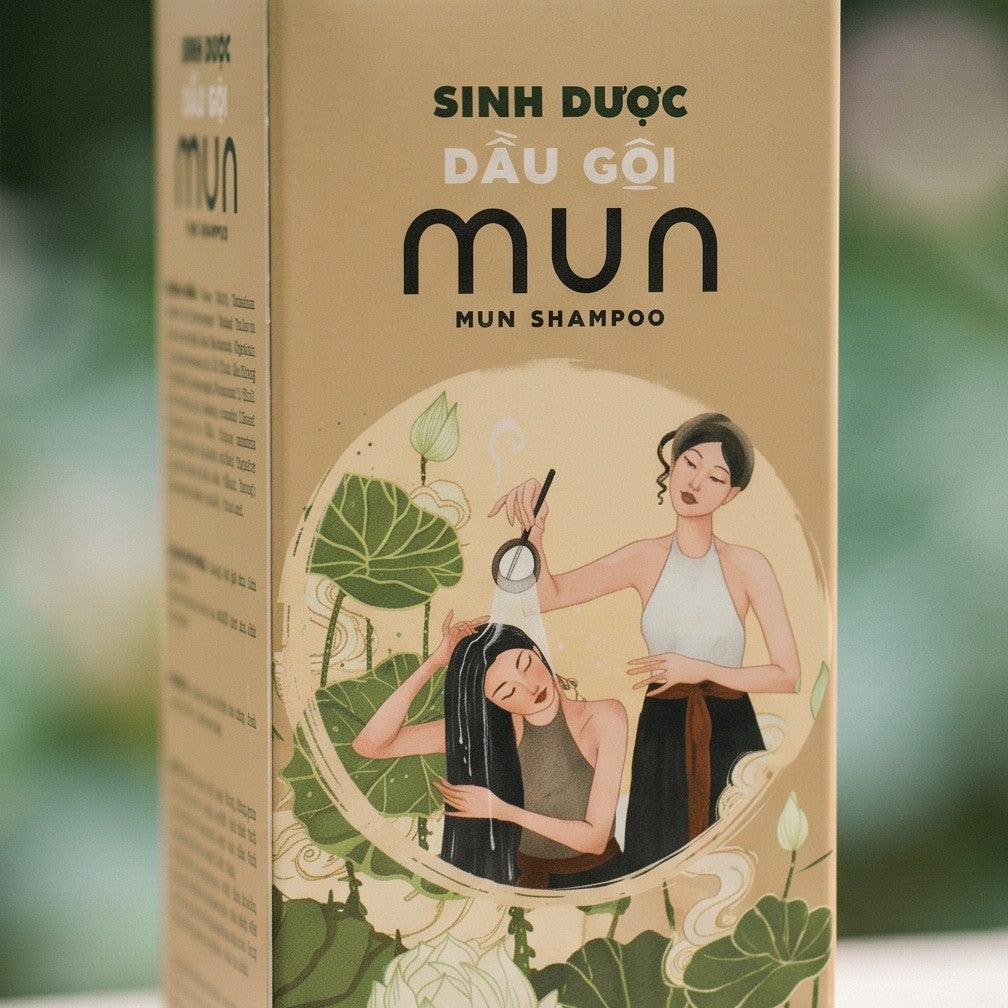 Sinh Duoc MUN Herbal Shampoo天然草本洗髮露