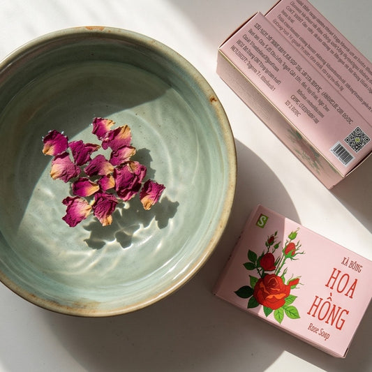 Sinh Duoc Nature Rose Soap 天然玫瑰草本手工皂
