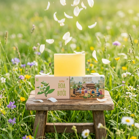 Sinh Duoc Natural Pomelo Flower Soap 天然柚花草本手工皂
