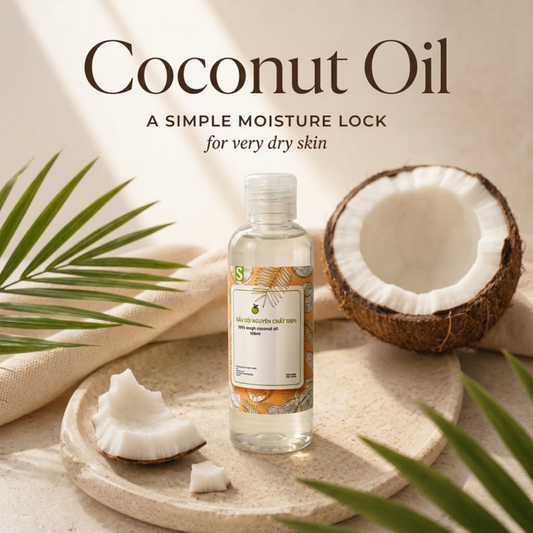Sinh Duoc Natural Premium Cold-Pressed Coconut Oil 天然優質冷壓椰子油(100ml)
