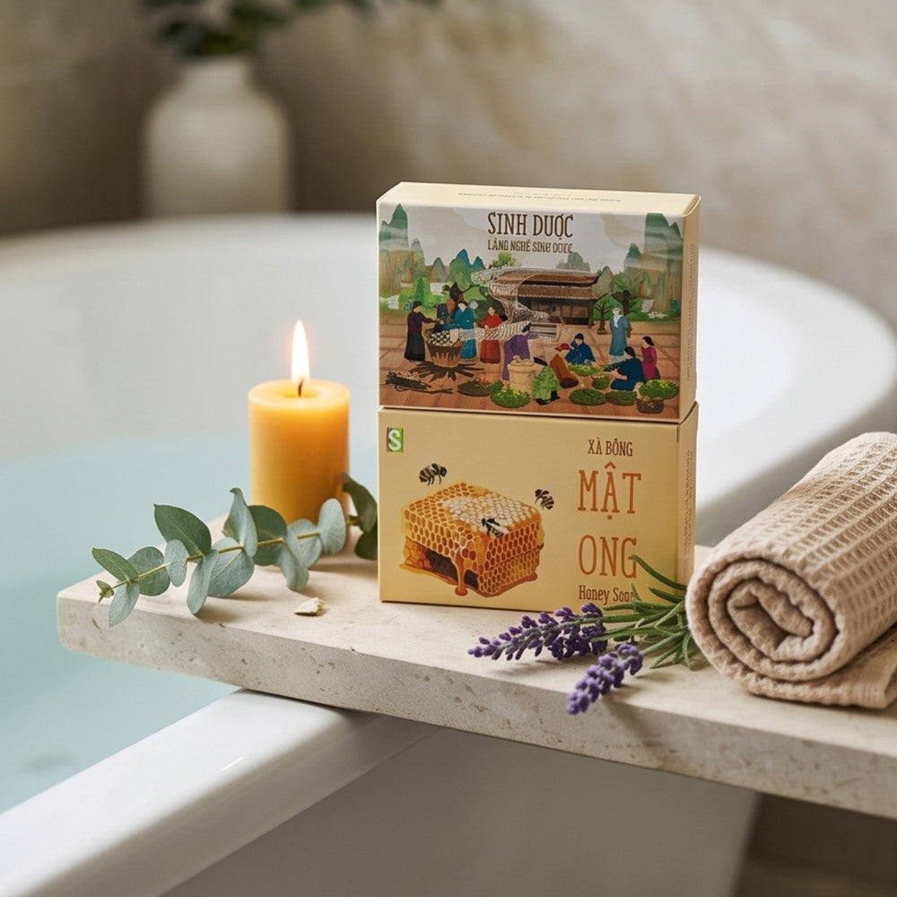 Sinh Duoc Nature Honey Herbal Soap 天然蜂蜜草本手工皂