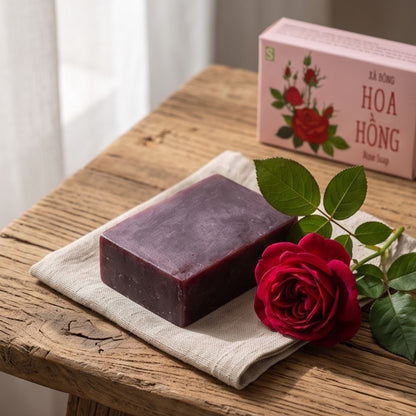 Sinh Duoc Nature Rose Soap 天然玫瑰草本手工皂