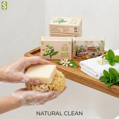 Sinh Duoc Natural Pomelo Flower Soap 天然柚花草本手工皂