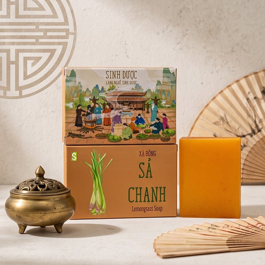 Sinh Duoc Natural Turmeric & Lemongrass Soap 天然薑黃香茅手工皂
