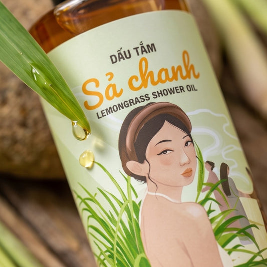 Sinh Duoc Natural Turmeric & Lemongrass Shower Oil 天然薑黃香茅草本沐浴油